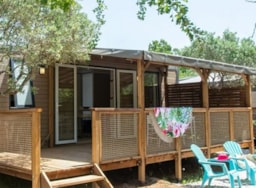 Accommodation - Mobile-Home Castellane - 30M² - 2 Bedrooms + Tv + A/C - Campasun Camping International Aups