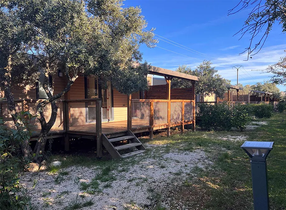 Location - Mobil Home Castellane Côté Jardin - 30M² - 2 Chambres + Tv + A/C - Campasun Camping International Aups