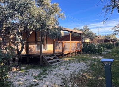 Mobil home Castellane côté jardin - 30m² - 2 bedrooms + TV + A/C — 1
