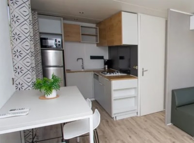 Mobile home Premium Sillans with private Jacuzzi - 32m² - 2 bedrooms - Dishwasher + Tv + A/C — 2