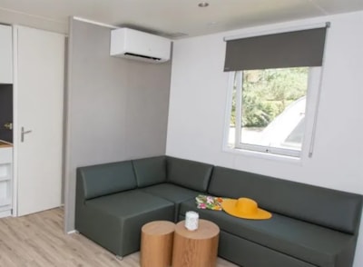 Mobile home Premium Sillans with private Jacuzzi - 32m² - 2 bedrooms - Dishwasher + Tv + A/C — 3