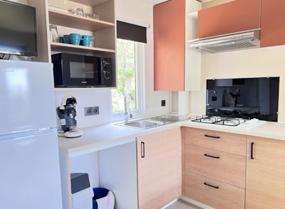 Mobile home Tourtour - 33m² - 3 bedrooms + Tv + A/C — 3