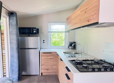 Mobile-home Quinson 33m² - 3 bedrooms + TV + A/C — 5