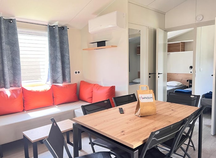 Mobil Home Quinson - 33M² - 3 Chambres + Tv + A/C