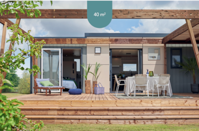 TAOS Luxe 40m2 terrace 35m2+ private jacuzzi - 6 pers 3 bedrooms 2 bathrooms - air conditioning - Dishwasher — 2
