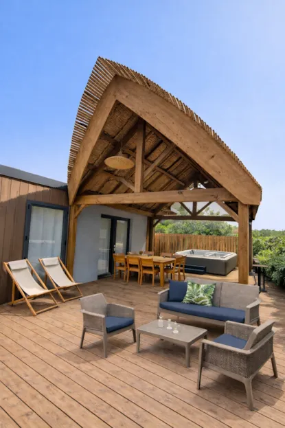 Taos Luxe 40 M² Terrazza 30 M² + Jacuzzi Privata - 6 Persone 3 Camere Da Letto 2 Bagni - Aria Condizionata