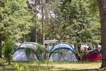 Stellplatz - Fahrrad-/Wanderhalte: Ohne Fahrzeug Und Ohne Strom - Camping de Collonges-la-rouge