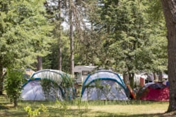 Kampeerplaats(en) - Standplaats Pakketprijs Wandelaar Per Voet Of Per Fiets /Motor Met Tent - Camping de Collonges-la-rouge