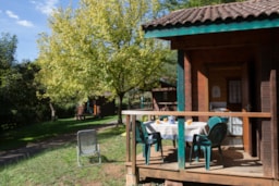 Mietunterkunft - Mini-Hütte Laura (Ohne Sanitär) - Camping de Collonges-la-rouge