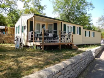 Mietunterkunft - Mobilheim Tournesol - 3 Zimmer - Camping de L'Arche