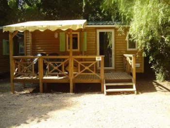 Mietunterkunft - Habana Mit Klimaanlage + Tv - 24M² - 2 Schlafzimmer - - Clico Chic - Camping Gorges du Gardon