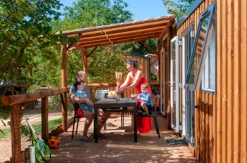 Mietunterkunft - Rose Top Presta - 33M² - 2 Schlafzimmer - - Clico Chic - Camping Gorges du Gardon