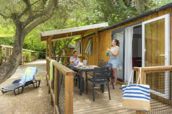 Mietunterkunft - Rose Top Presta - 38M² -  3 Schlafzimmer - - Clico Chic - Camping Gorges du Gardon