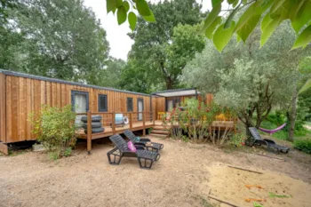 Mietunterkunft - Tribu Villa Top Presta Flussblick - 77M² - 4 Schlafzimmer - - Clico Chic - Camping Gorges du Gardon