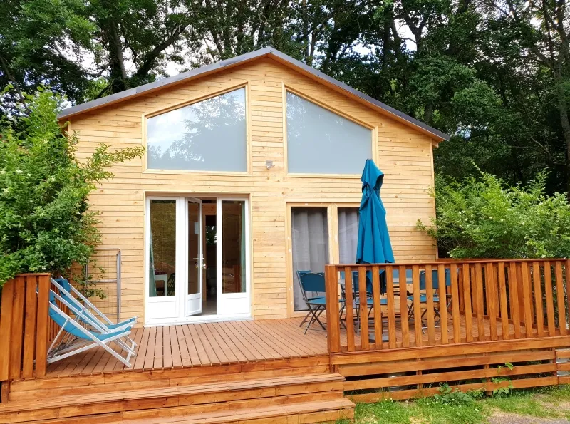 Huuraccommodatie(s) - Chalet Aubrac - Prémium - Camping La Clairière