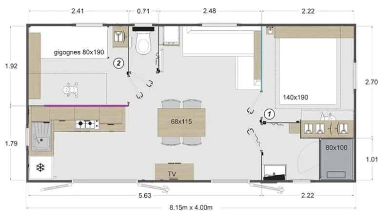 Mobil-Home Sequoia - Prémium