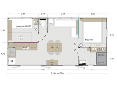 Mobile home Sequoia - Prémium