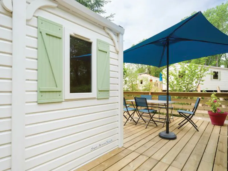 Location - Mobil-Home Les Bruyères - Grand Confort - Camping La Clairière