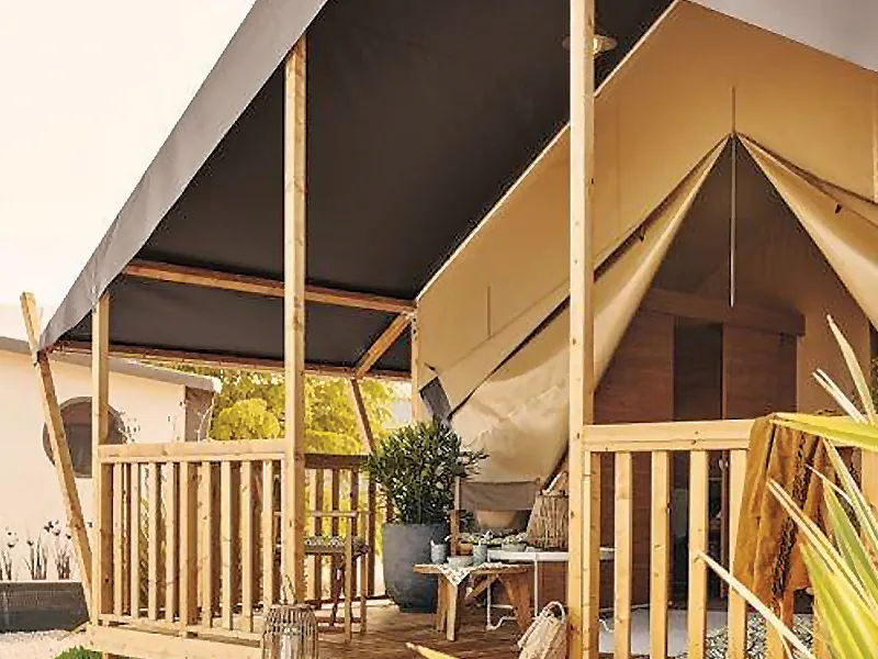 Location - Tente Safari - Prémium - Camping La Clairière