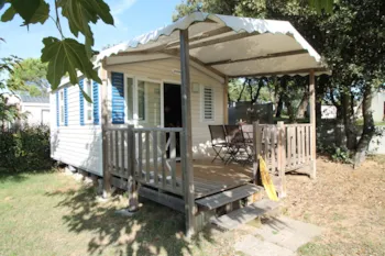 Mietunterkunft - Rétro 1 Schlafzimmer - Camping Les Sables Vignier Plage