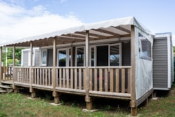Huuraccommodatie(s) - Premium Terras 3 Slaapkamers - Camping Les Sables Vignier Plage