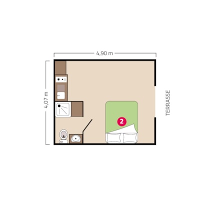 Mobile home Studio - 20m² - — 3