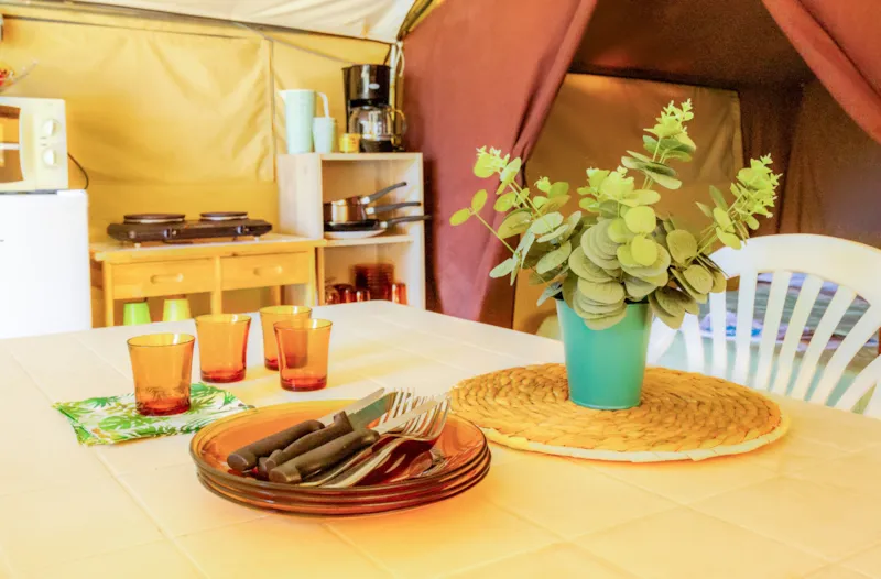 Tente Cotton - 20M² - 2 Chambres