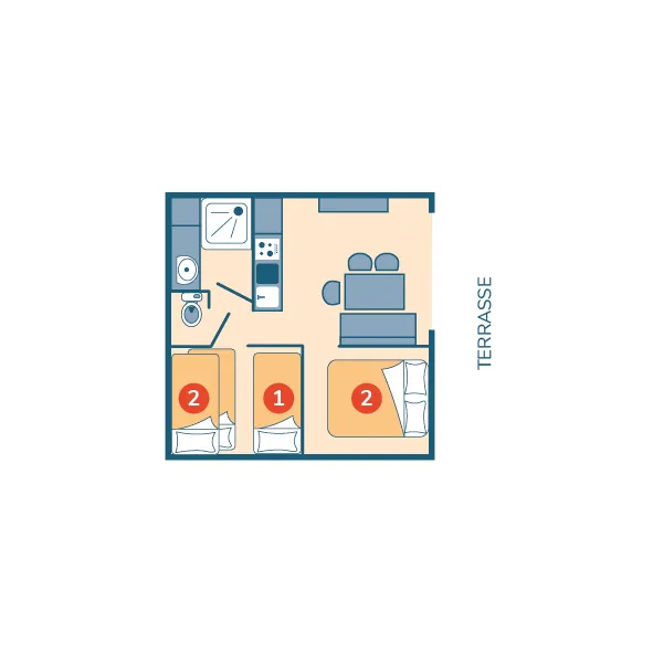 Mobil-Home Palma 5 - 25M²
