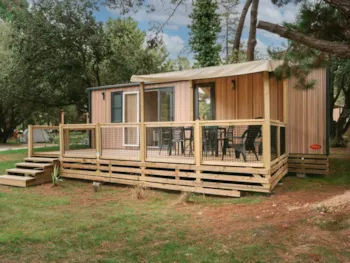 Mietunterkunft - Cottage Escondido*** - 33M² - 3 Schlafzimmer - 1 Badezimmer - - YELLOH! VILLAGE - Camping Parc Sainte Brigitte