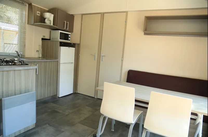 Mobil Home Méditerranée 32M² - 2 Chambres + Climatisation + Tv + Terrasse Couverte