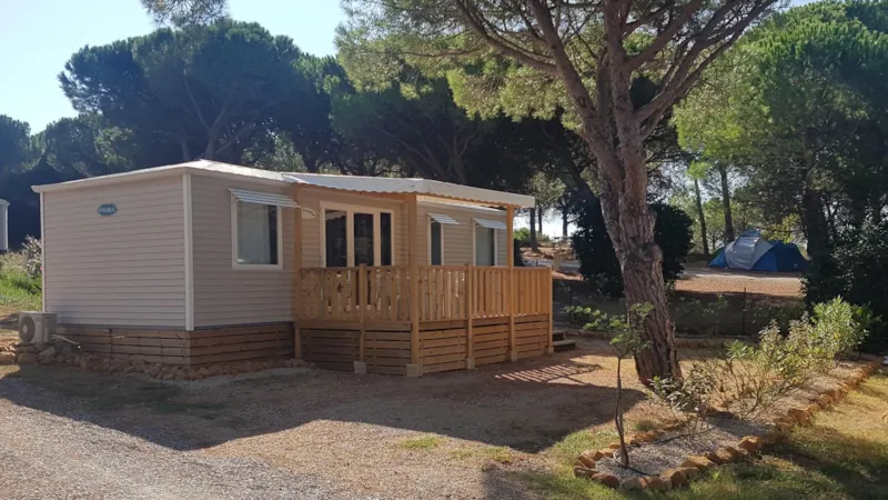 Mobil Home Prestige 40M² - 3 Chambres + Climatisation + Tv + Terrasse Couverte