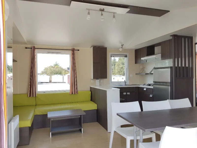 Mobil Home Prestige 40M² - 3 Chambres + Climatisation + Tv + Terrasse Couverte