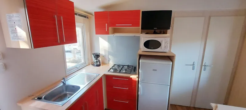 Mobil Home La Garigue 23M² - 2 Chambres  + Climatisation +Tv + Terrasse Couverte