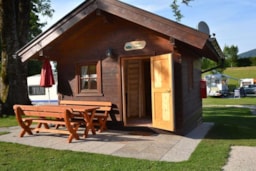 Accommodation - Wooden Cabin Schober - CAMP MondSeeLand