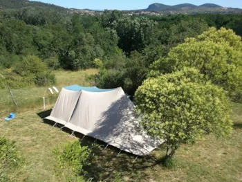 Pitch - Yellow - "Nature Tent" + Car - Camping Beau Rivage