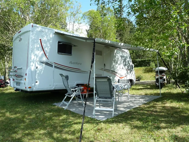 Gris - "Camping-Car " Caravane" + Voiture+Électricité 6A