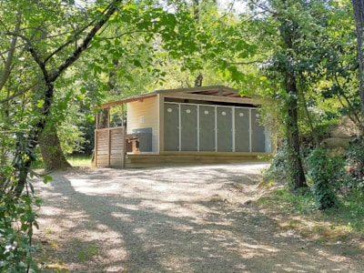 BLUE - Near river "TENT"  + car + electricity 6A — 3
