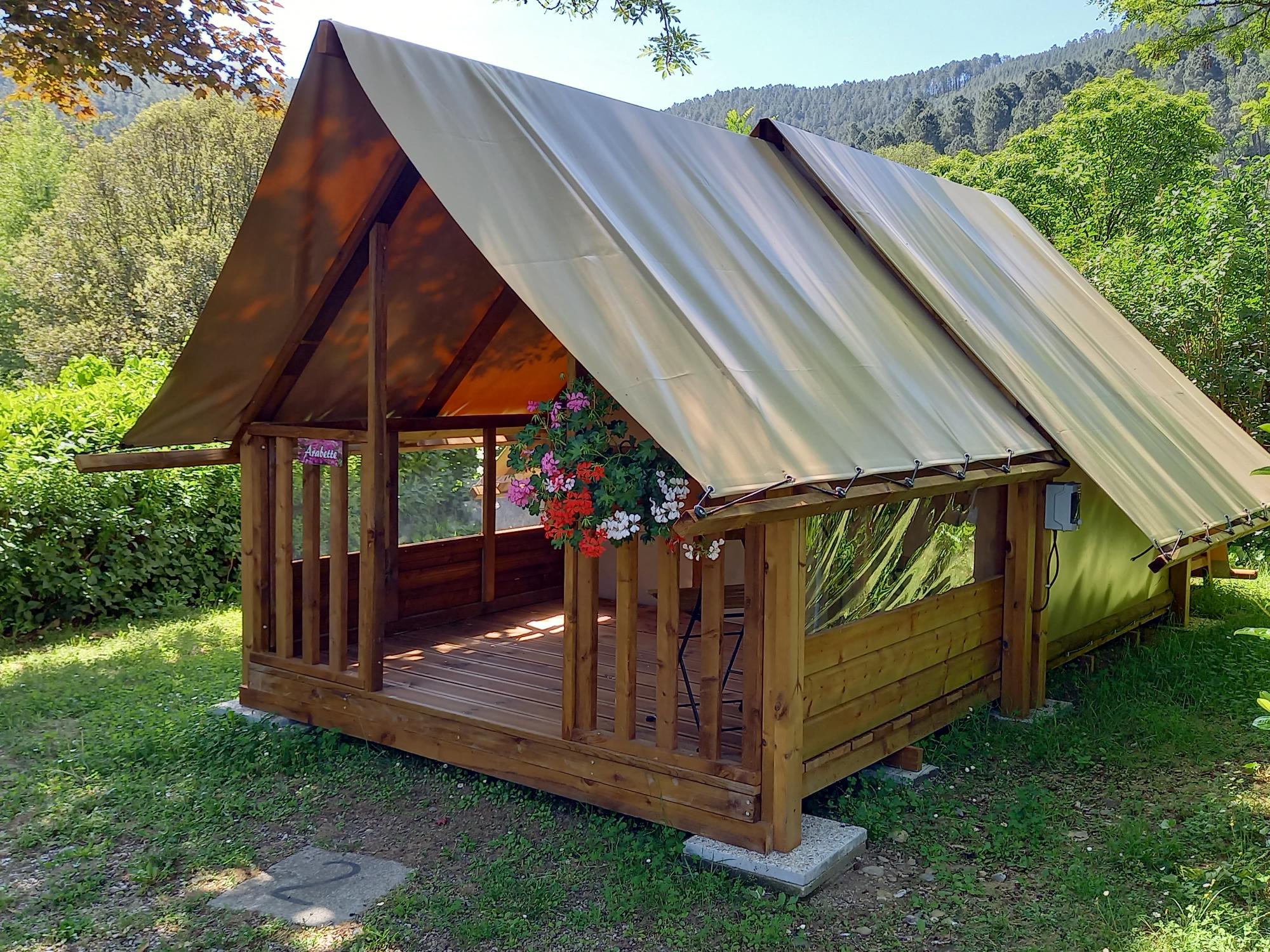 Accommodation - Cyclo Tente Lodge - Camping des Drouilhèdes