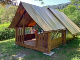 Accommodation - Cyclo Tente Lodge - Camping des Drouilhèdes