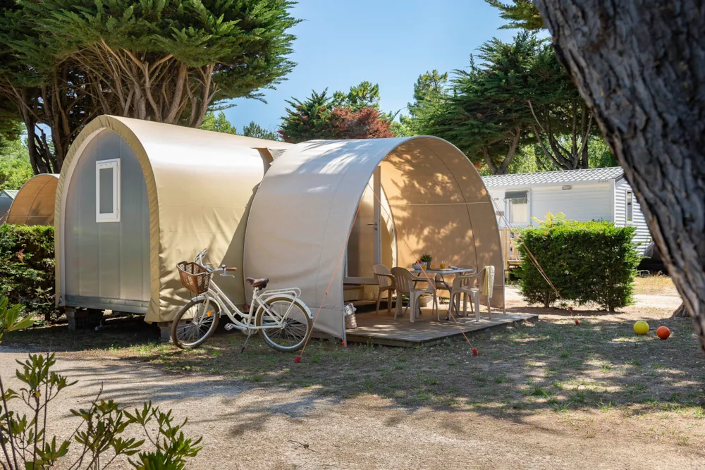 Mietunterkunft - Zelt Komfort - 2 Schlafzimmer - Keine Sanitäranlagen - ROMANEE Les Dunes