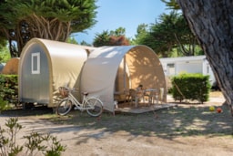 Location - Tente Confort 2 Chambres - Sans Sanitaires - Campiotel des Dunes