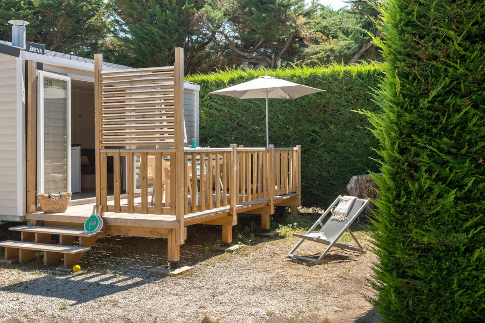Mietunterkunft - Mobilheim Komfort - 1 Schlafzimmer - ROMANEE Les Dunes