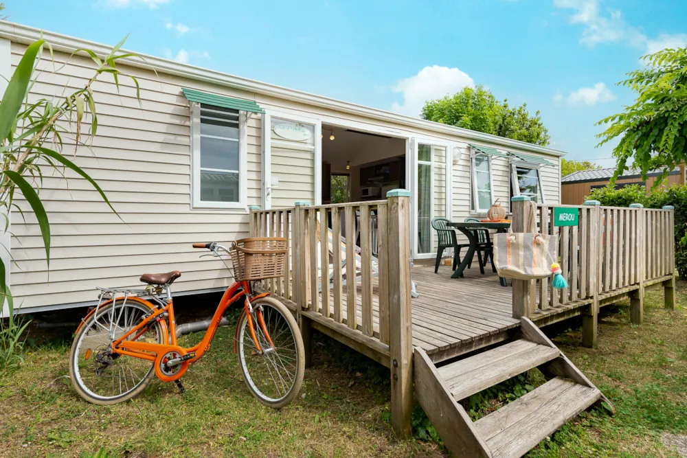 Mietunterkunft - Mobilheim Komfort - 2 Schlafzimmer - ROMANEE Les Dunes
