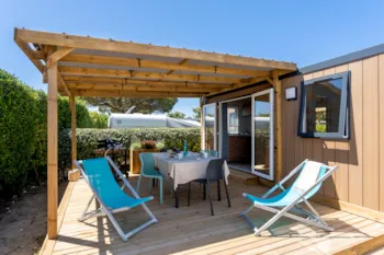 Mietunterkunft - Mobilheim Premium - 1 Schlafzimmer - ROMANEE Les Dunes
