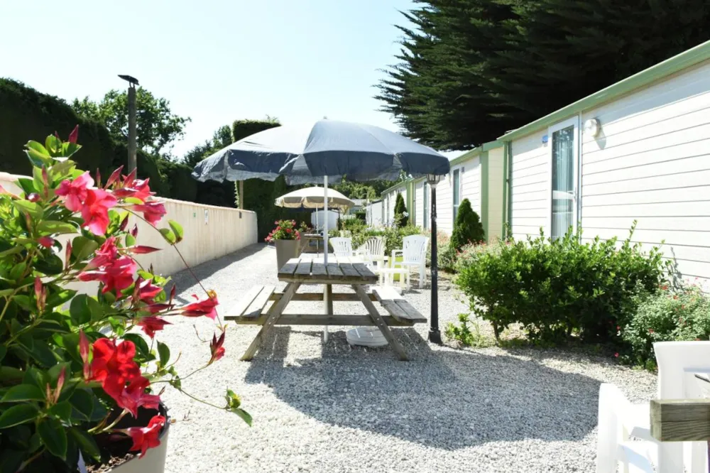 Mietunterkunft - Mobilheim Komfort - 1 Schlafzimmer - Ohne Küche - ROMANEE Les Dunes