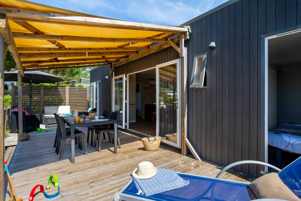 Mietunterkunft - Mobilheim Premium - 2 Schlafzimmer - 2 Badezimmer - Elternsuite - ROMANEE Les Dunes