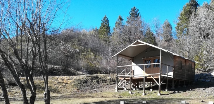 Cabane Lodge sur Pilotis 34m² 2 chambres + terrasse