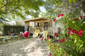 Huuraccommodatie(s) - Stacaravan 2 Slaapkamers Riviera Confort - Airconditioning - Flower Camping Le Saint Michelet