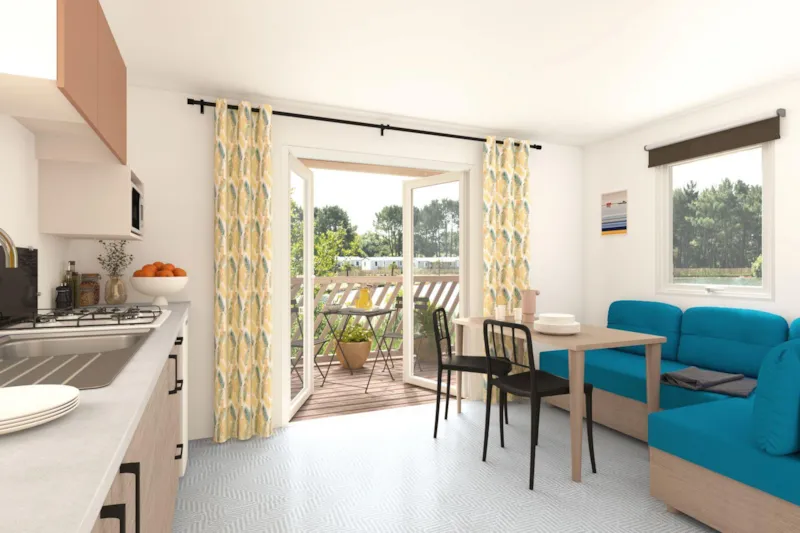 Mobil Home 2 Chambres Loggia Bay Confort 25M² Climatisation