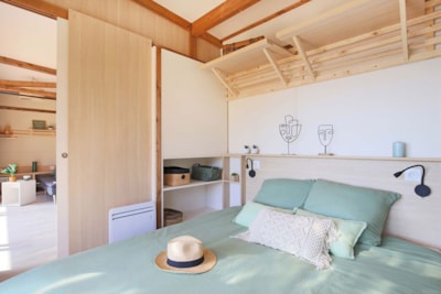 Chalet Colombia 30m² Premium - 2 bedrooms + covered terrace + airco - Pedestrian area — 8